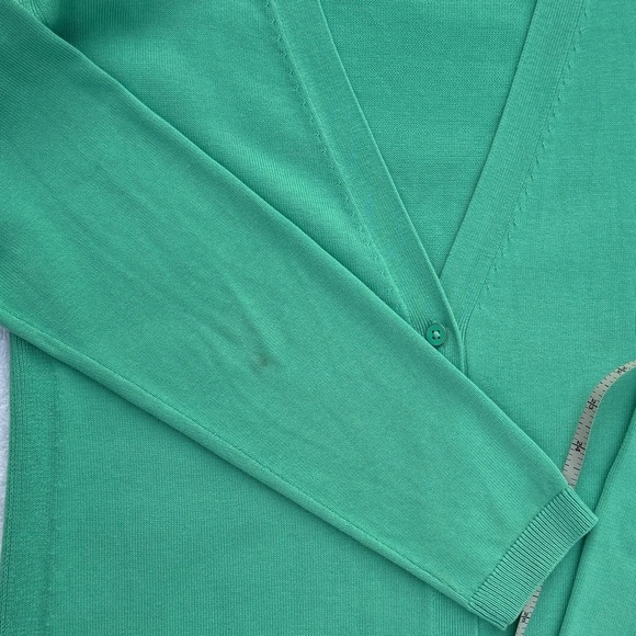 Talbots Button Cardigan Green Size Petite Small - Picture 8 of 8